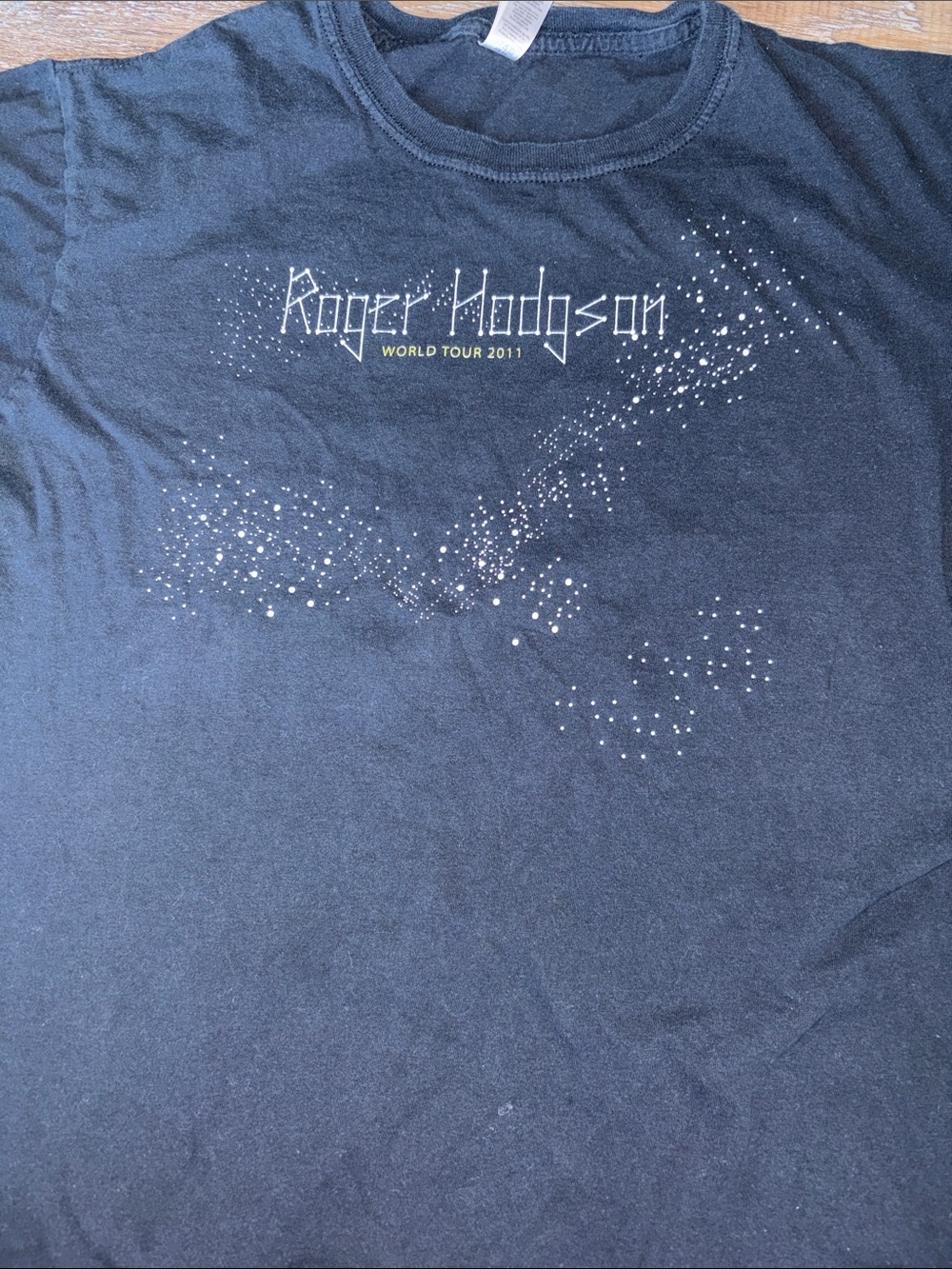 Roger Hodgson supertramp 2011 vintage tour shirt medium